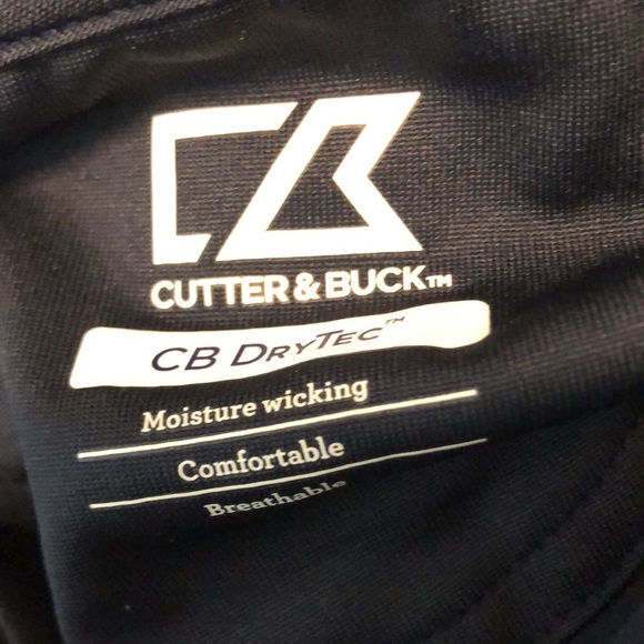 Red Sox Baseball Logo Polo Cutter & Buck XL Extra Large Drytek Black Shirt - Picture 5 of 6